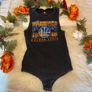 Golden state warriors NBA body suit small